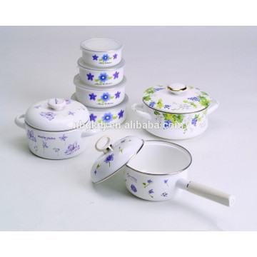 enamel casserole saucepan & pot & ice bowl